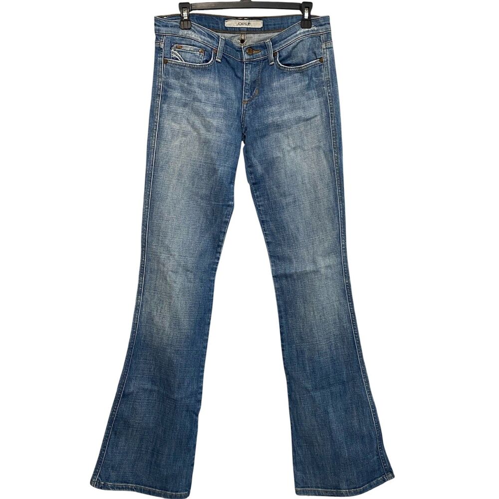 Joe's Jeans The Honey Bootcut Women's Size 29 29x35 Long Blue Denim distressed
